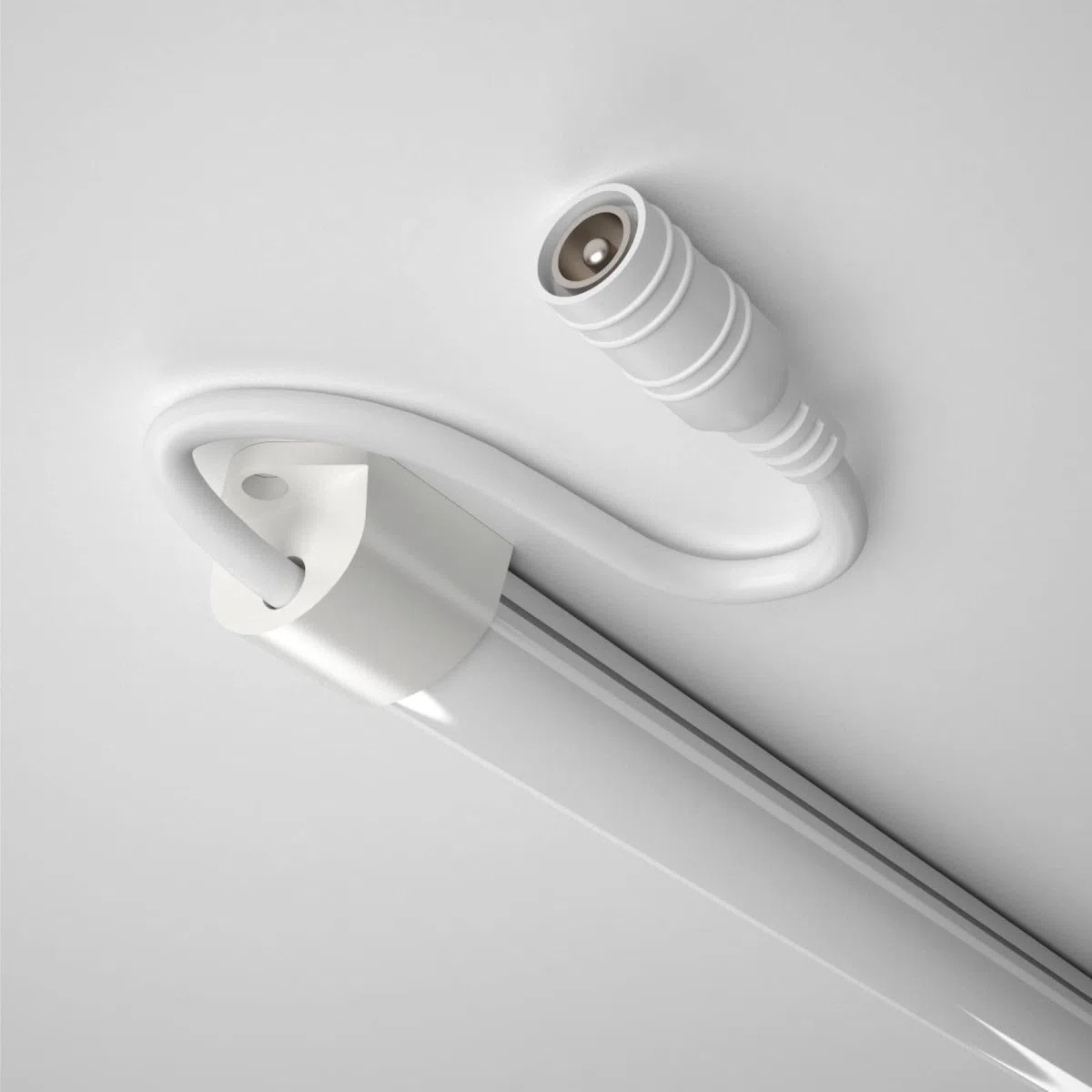 Eurocali Striscia LED 1 metro Rigida con profilo in alluminio 9W 12V 1000 lumen Luce Fredda 6500K - Plug & Play - Pacco da 2