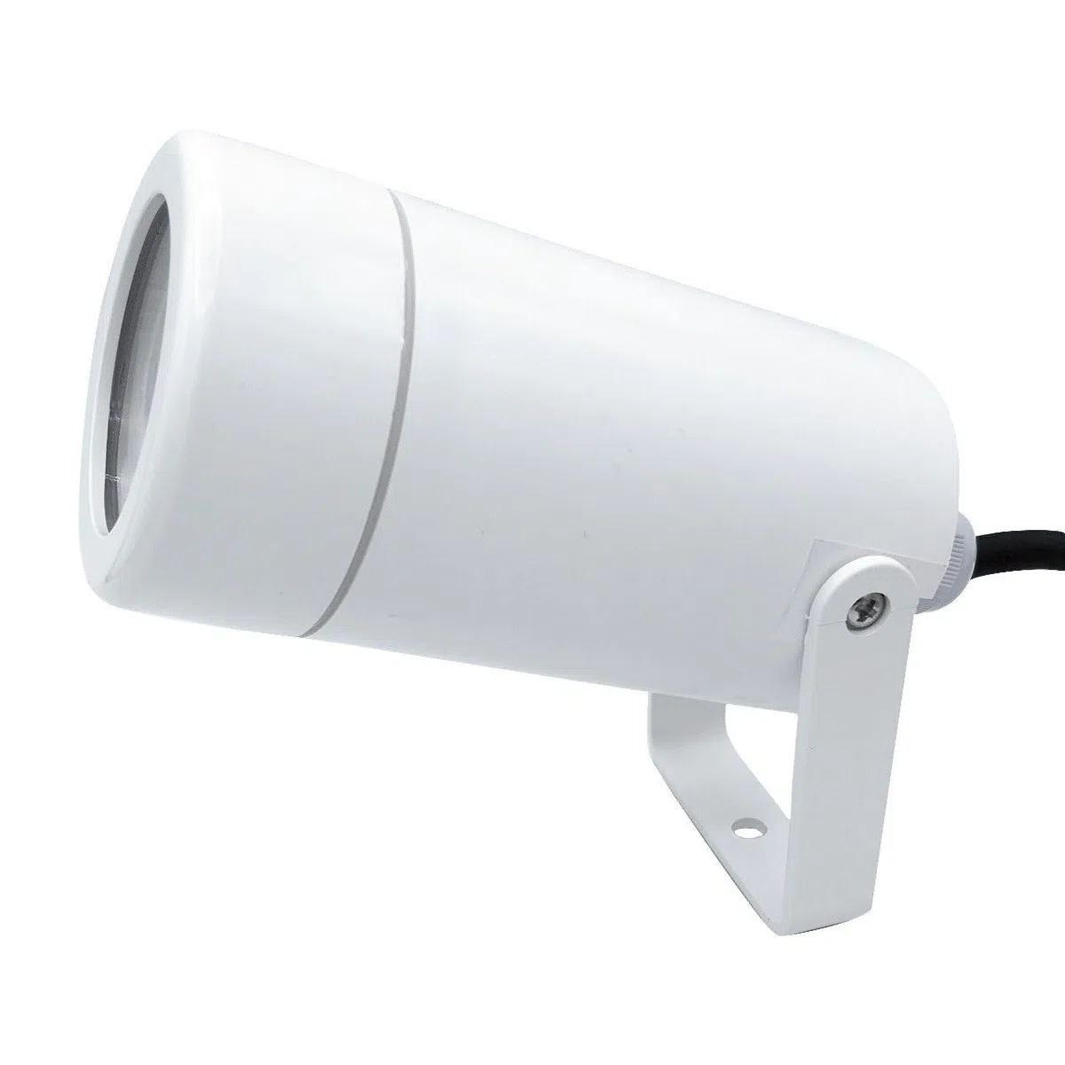 Faretto Led da Giardino Proiettore Nano con Picchetto Parete Muro Terra per Esterno Bianco Antracite per Lampada Gu10 in Abs resistente alla Salsedine (E-NANO BIANCO)