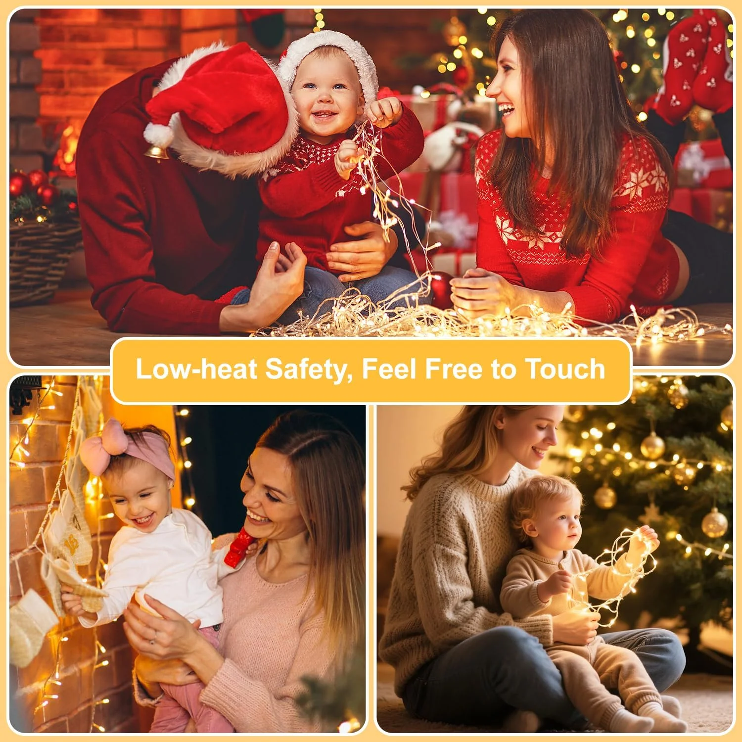 Hoteril Luci Natale Esterno, 33M 300 LEDs Luci Albero di Natale Impermeabile, Lucine da Esterno Giardino per Adatto a Giardino, Feste, Natale, Natalizie Albero, Nozze (Bianco caldo)