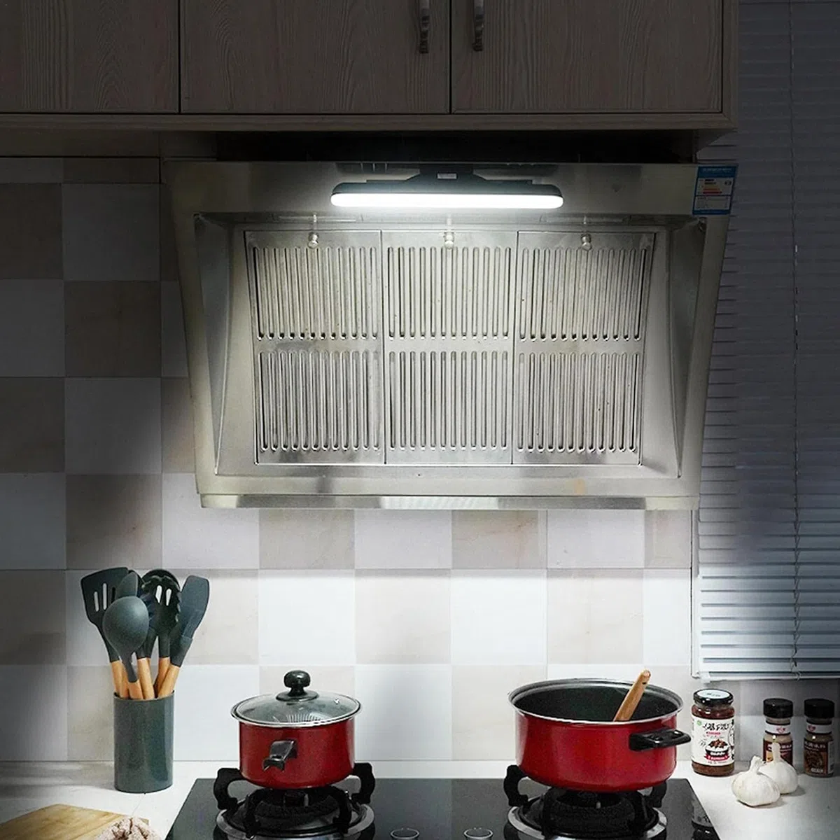 Luci da trucco senza fili, portatile, a LED, luce anteriore, per bagno, trucco, illuminazione frontale a LED, in acrilico, ricaricabile tramite USB, per tavolo da toeletta, bagno (senza specchio