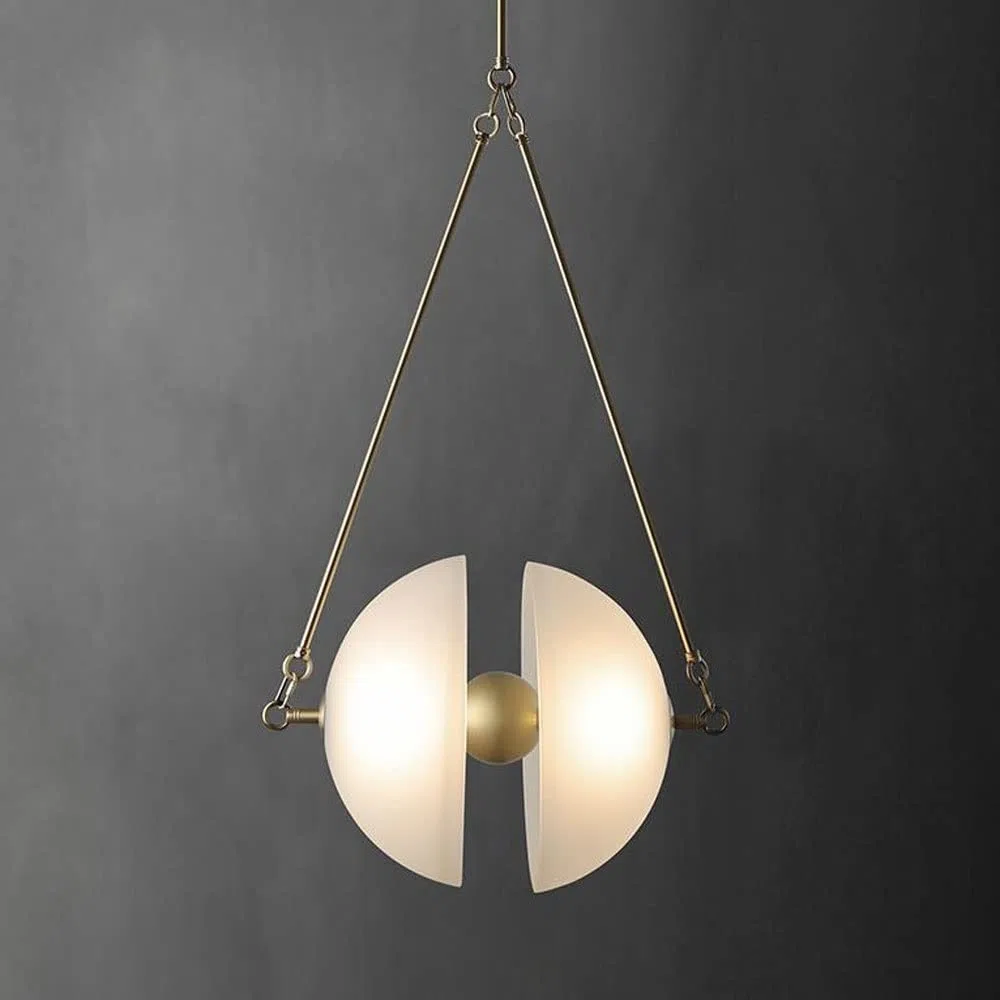 Design minimalista Art Lampada a sospensione Luce di lusso Post-lampadario LED Apparecchi di illuminazione per interni Lampade a sospensione in vetro Soggiorno Camera da letto Lampade da comodino