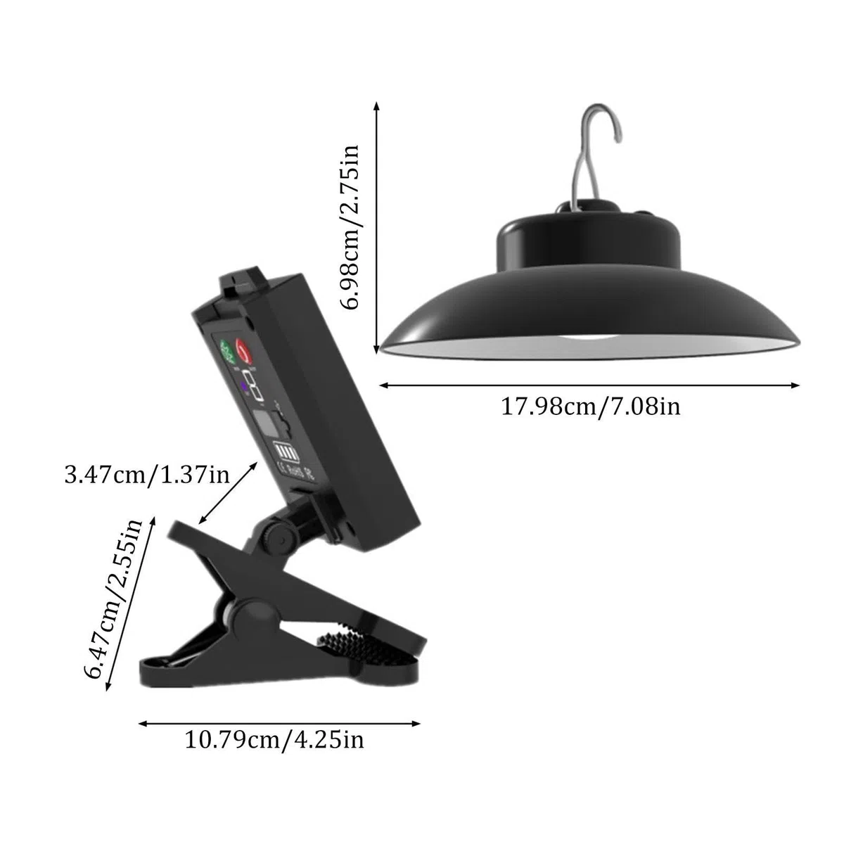 Luci per ombrelli da Esterno | Ombrello Impermeabile ad energia Solare con Clip - Ombrello a LED Ricaricabile per Patio per da Spiaggia, Campeggio, Decorazione per Feste in Giardino