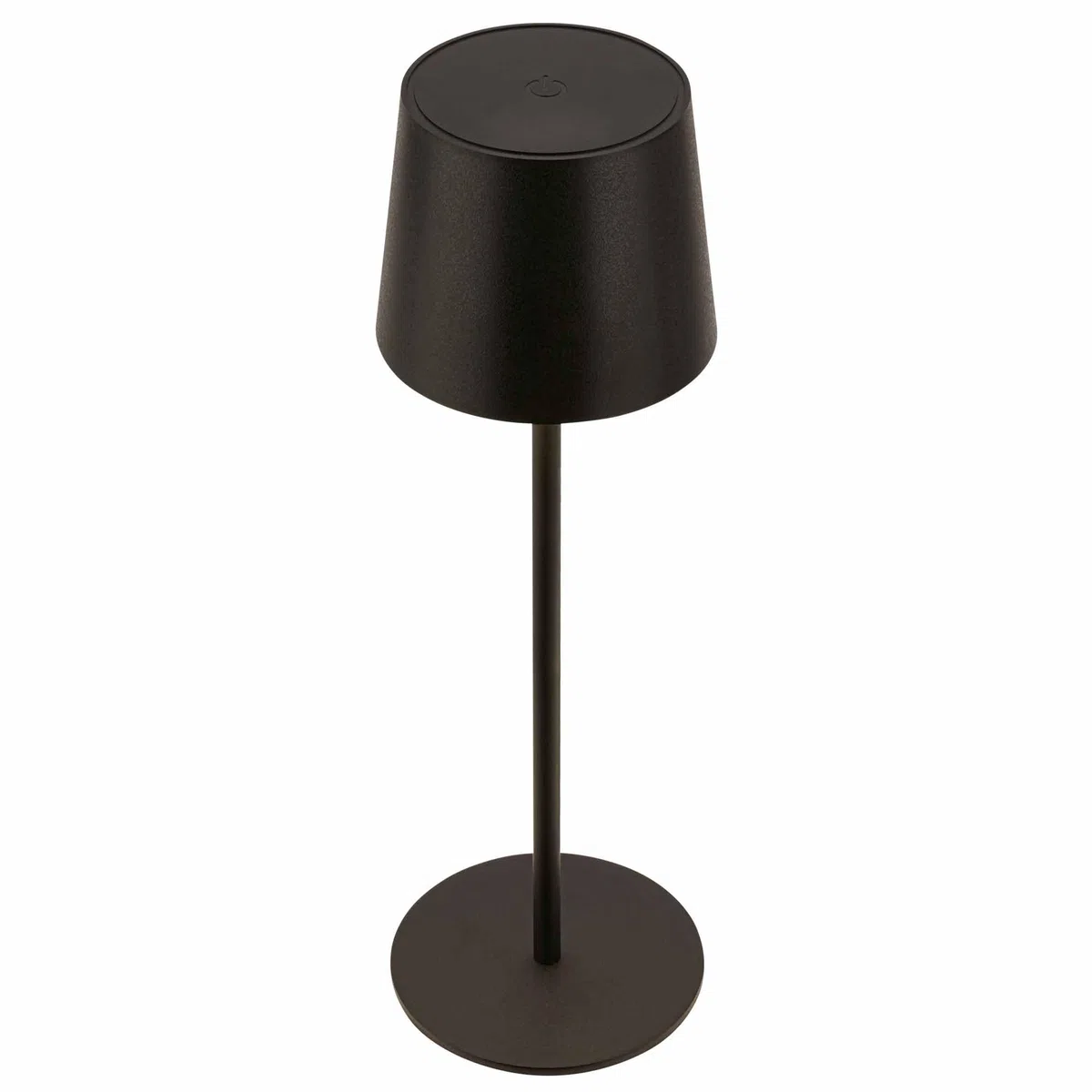 BRILONER - Lampada da tavolo LED senza fili IP44 con touch, dimmerabile, batteria e sorgente luminosa sostituibili, da comodino, campeggio, per esterni, 11 x 33 cm, nero