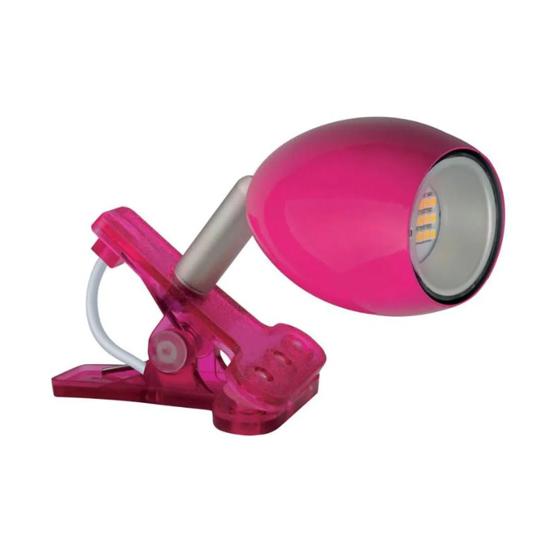 GBC Faretto Spot LED SMD 2835 - 8 LED - 2W - 13W Equiv. - 120 Lm - 2700K - Fucsia - 1 Unità