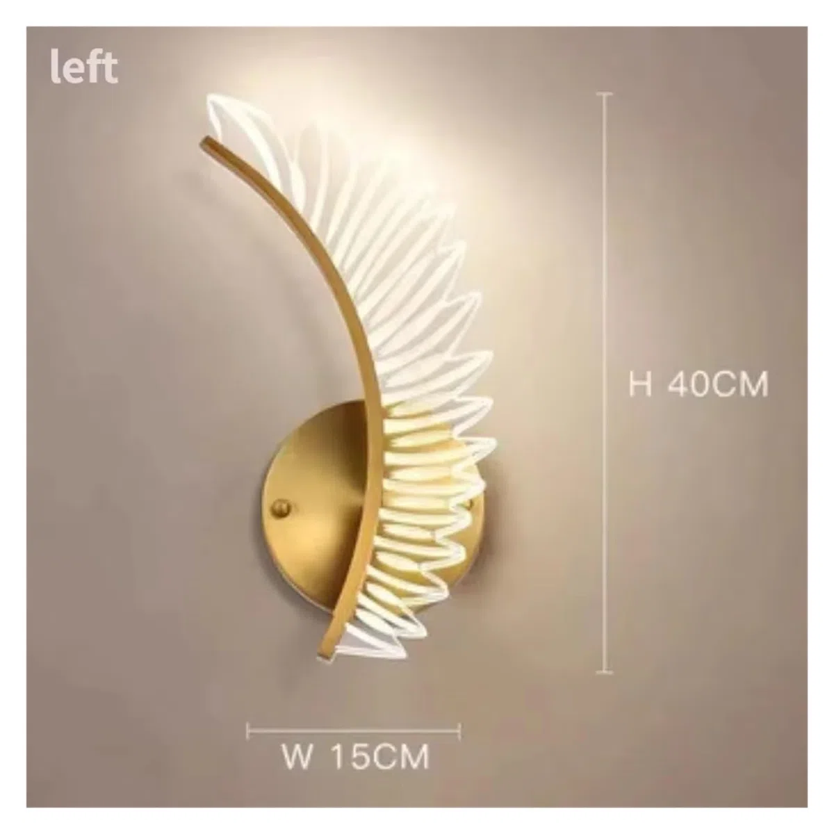 Lampada da parete a LED di lusso per soggiorno - Apparecchio di illuminazione moderno per sfondo TV, corridoio e scale. Elegante complemento d'arredo con illuminazione a risparmio energetico (luce bi
