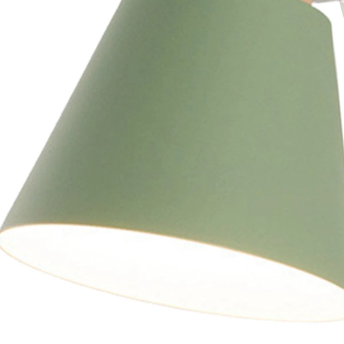 Milageto Nordic Creativo Lampada Da Parete E27 Lampada Da Comodino Decorativo Semplice Applique Da Parete Illuminazione per La Camera Dei Bambini Balcone, VERDE