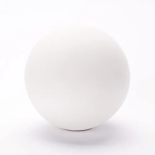 Paralume di ricambio, globo di vetro da 12 cm, vetro filettato con filettatura G9, dimensione foro 20 mm, colore bianco