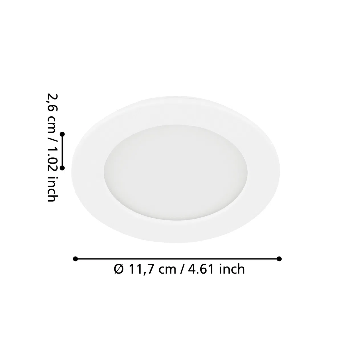Eglo FUEVA 5 da Incasso, Bianco