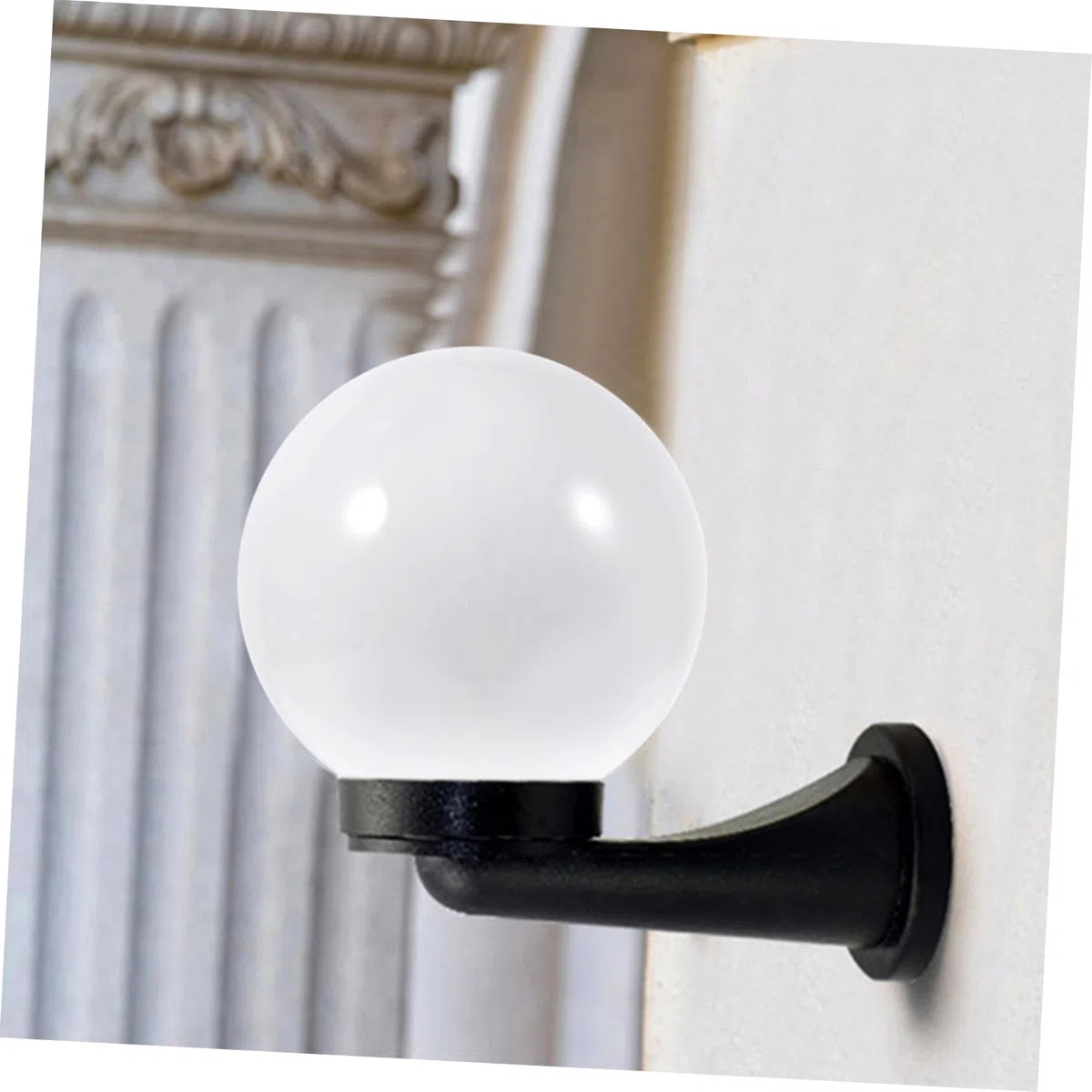 Paralume Sferico in Acrilico 20 Cm Apertura Senza Collo Per Esterni Giardino e Patio Copertura Ricambio Lampada a Globo