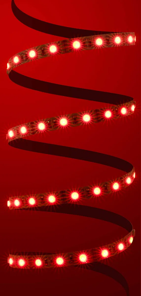 6 meter RGB LED Strip Set (60 LED/m, IP20) incluso controller telecomando senza fili e di alta qualità, 10 a alimentazione adattatore