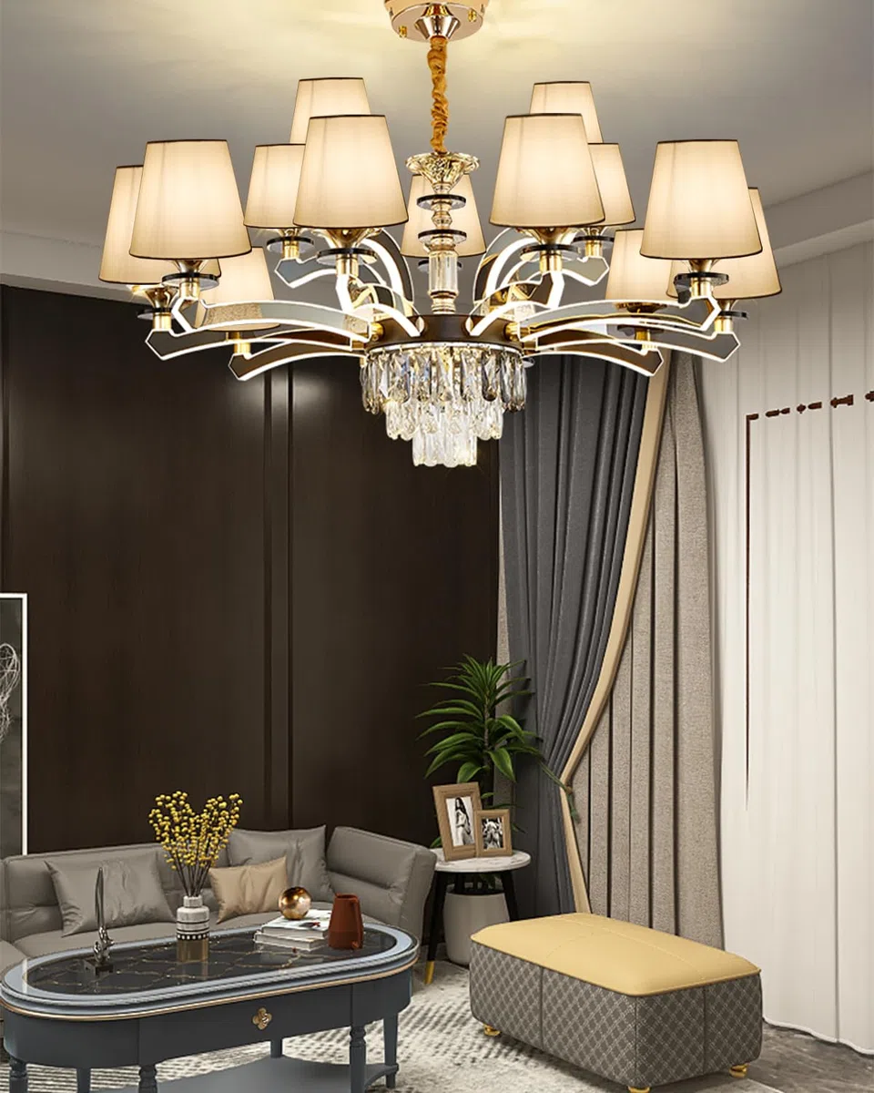 Sinta 2 Pezzi 5.5 inch E14/E27 Paralumi per Lampade Tessuto Piccolo Paralumi Lampadari Lampadario e Lampada a Muro,Bianco