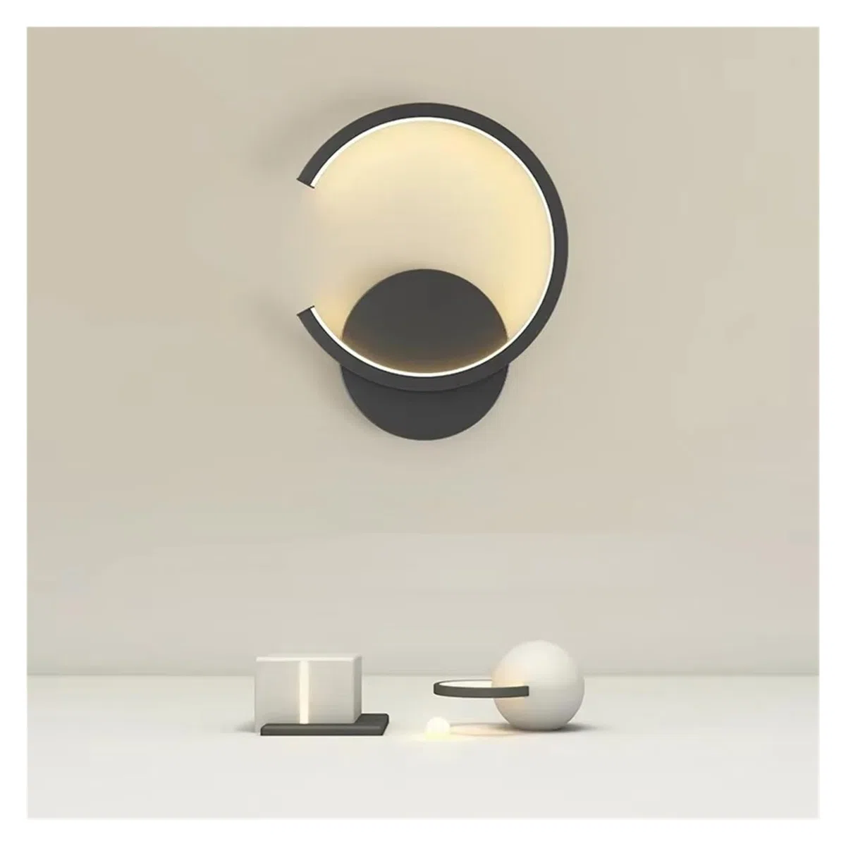 Moderna lampada da parete a LED in stile nordico nero bianco den illuminazione da parete per soggiorno, camera da letto, corridoio, decorazione per la casa, applique da parete per interni