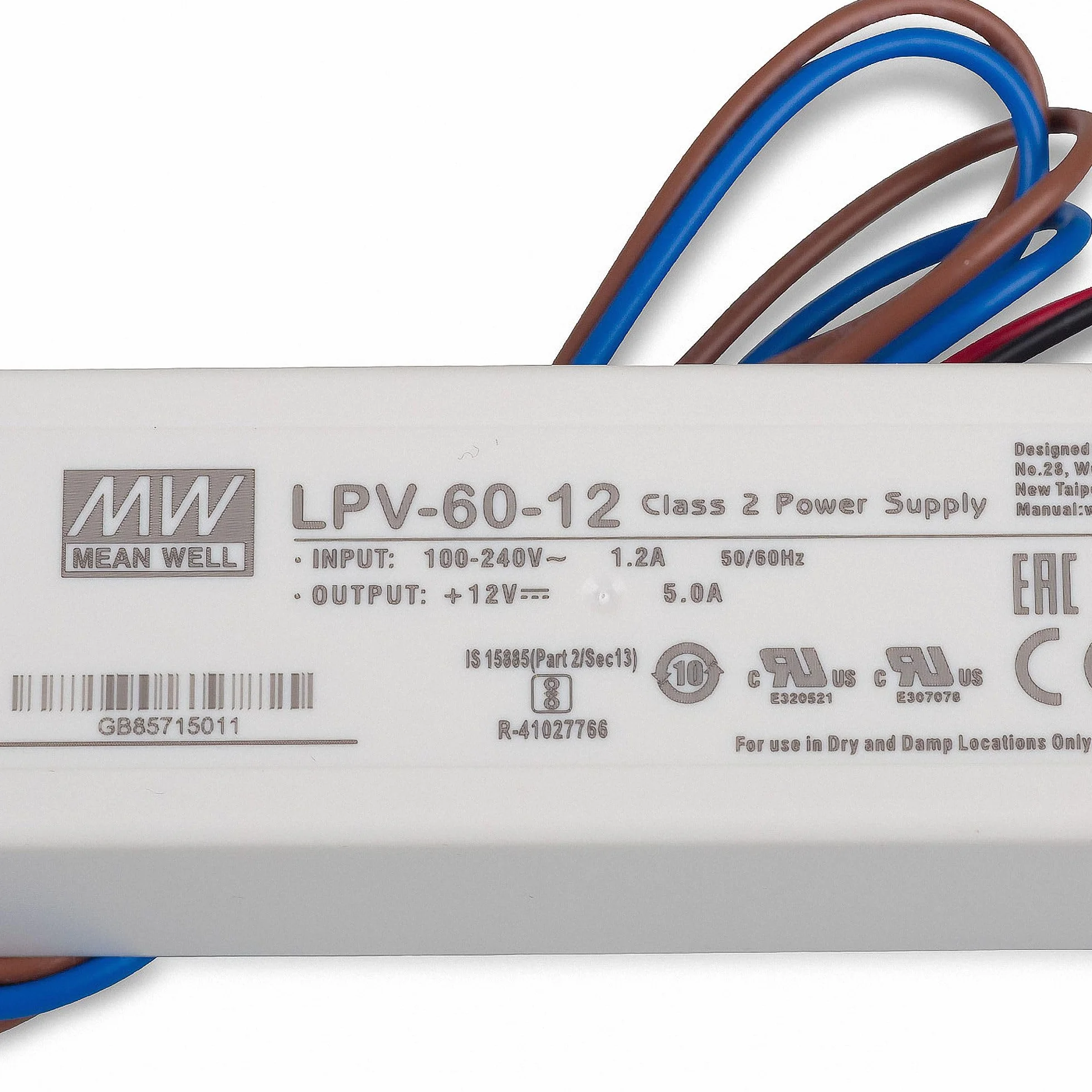 Mean Well LPV-60-12 - Trasformatore LED per illuminazione a LED