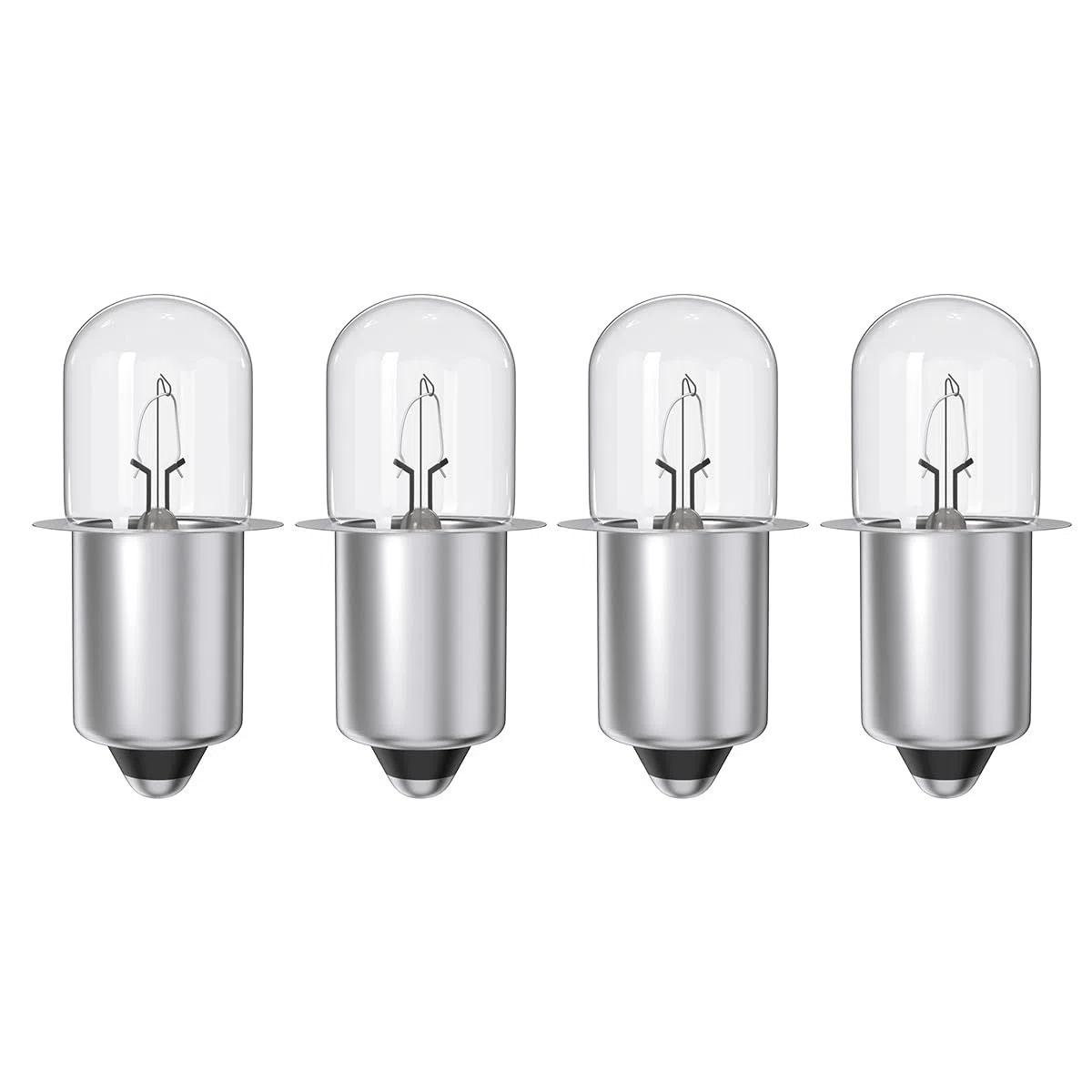 XPR18 - Lampadina allo xeno da 18 V, 0,6 A, adatta per torce Dewalt DW9083 DW908 DW919 DC509, torce senza fili Ridgid 18 Volt e luci da lavoro al litio senza fili P703/P704, confezione da 4
