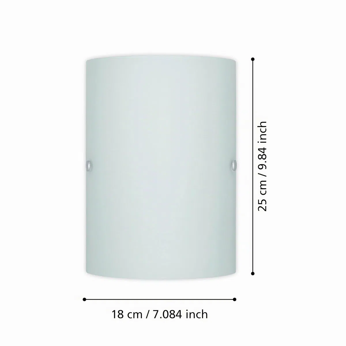 Eglo Lampada da parete Troy 3, lampada da tavolo uno punto luce, lampada da parete, acciaio, nichel opaco, satinato, bianco, E14