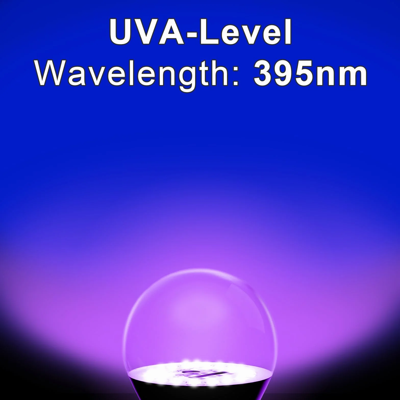 CREATESTAR 12W Lampadina UV E27 2 Pezzi, 395nm Lampadina uv Nera, Luce uv per Feste, Body Painting, Halloween, Club, Pittura, Decorazioni Fluorescenti