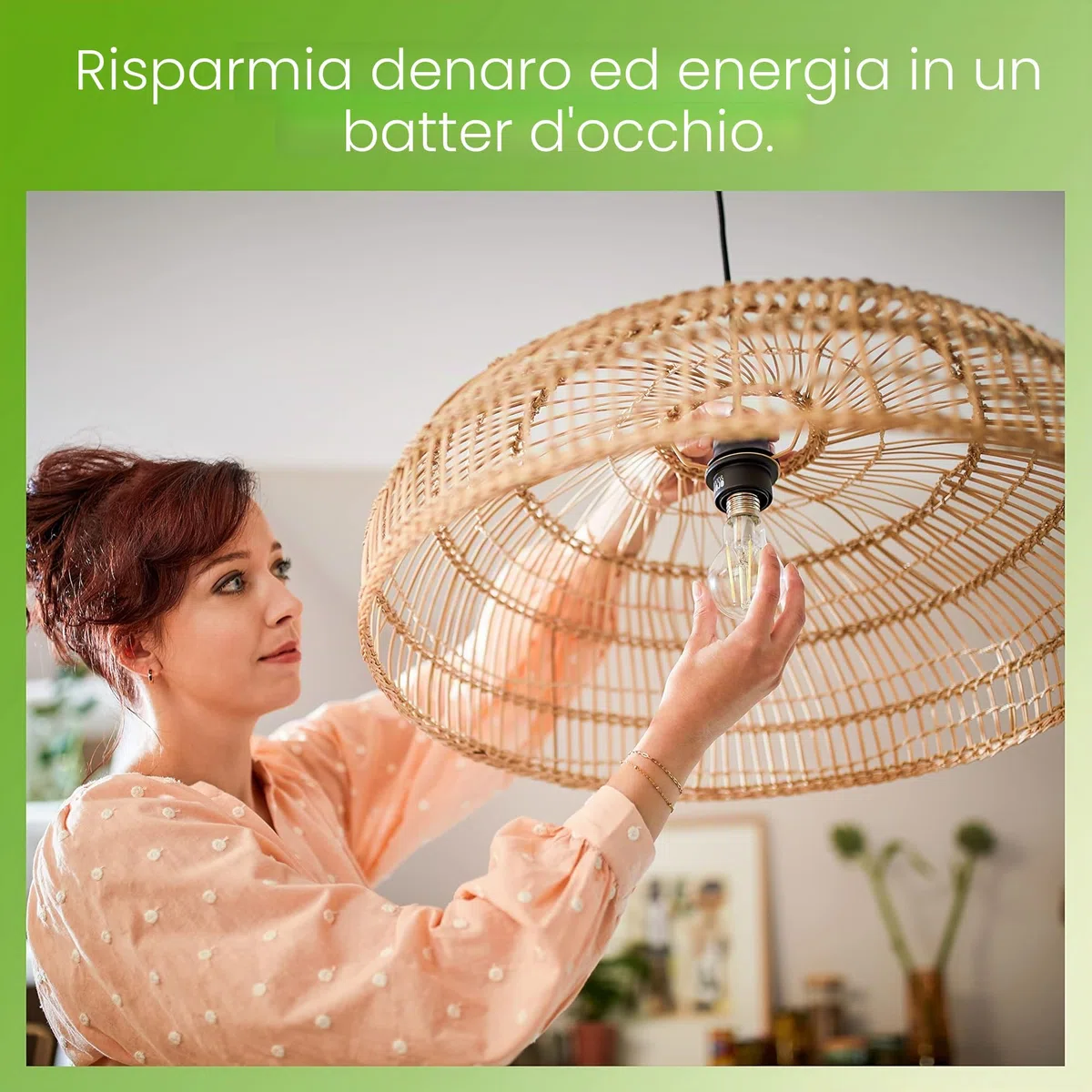 Philips LED Lampadina Goccia con Sensore Crepuscolare 60W E27, Luce Bianca Calda